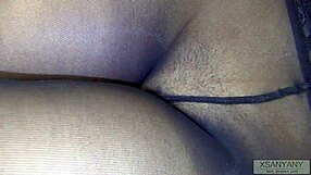 tore pantyhose fucked with toy for fan xsanyany