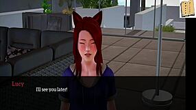 my new family 132 - teen redhead with small tits