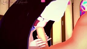 Sarvente and Boyfriend Get Naughty in Church - FNF Hentai Action