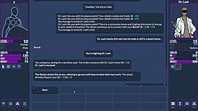 Ryona facing her thrilling adventure in the trials of Tainted Space's Hentai game