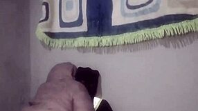 ebony mature amateur rides monster cock fast and hard!