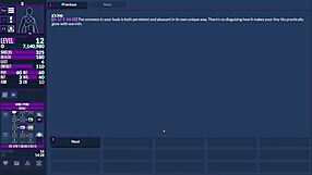 Ryona facing her thrilling adventure in the trials of Tainted Space's Hentai game