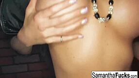 i'm samantha teasing my nude body