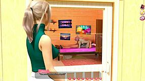 i helped the hotties in this 3d anime game with big tits and monster cocks