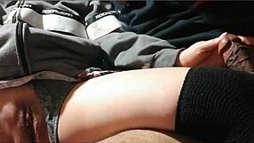 Watch her squirt while the deodorant goes in her ass