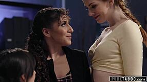 Eliza Ibarra And Maya Kendrick Fuck Professor