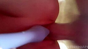 Pinkteenpussy Fucks Older Lover DoggyStyle in Close-Up View