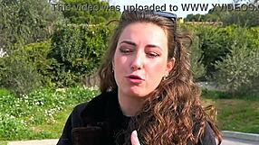 livia's first casting interview with big tits and kissing