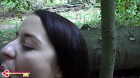 Emma Secret - Wie Krass! Public Doggystyle and Cum Swallow Outdoors!