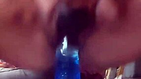 Katy Katie rides dildo hard