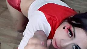 harley quinn seduces guard, milks his cock for escape, gets filled with cum