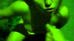 Stunning gf gives blowjob in the street at night