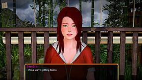 Redhead Big Tits Star in My New Family Anime 370