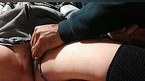 Watch her squirt while the deodorant goes in her ass