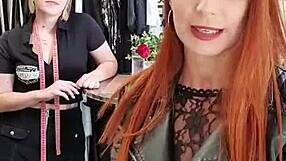 Bettie Ballhaus's Natural Big Tits Are Perfectly Framed by Her Tight Leather Pants