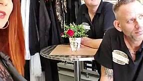 Bettie Ballhaus's Natural Big Tits Are Perfectly Framed by Her Tight Leather Pants