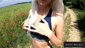 Fucking On Nature Beauty Blonde Public Nudity