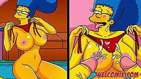 Ever wonder what happens when couples fight over a dick in The Simptoons?