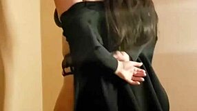 Gostosa Rips Clothes Off In Intense Strip Tease, Teasing Small Tits!