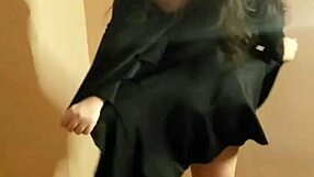 Gostosa Rips Clothes Off In Intense Strip Tease, Teasing Small Tits!