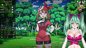 Mystic Vtuber Engages in Lewd Master's Pokemon Hentai Game Stream with Detailed Scenes.