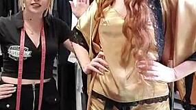 Bettie Ballhaus's Natural Big Tits Are Perfectly Framed by Her Tight Leather Pants