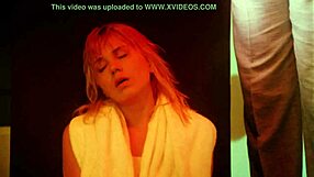 Sexy Nude Blonde Heats Up D Spa Sauna