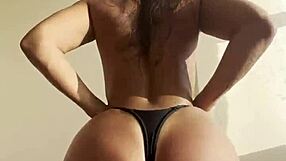 fitness ass sunbathing in thong gets fucked hard by cock in amateurs pov