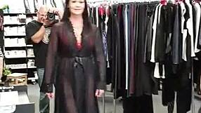 Bettie Ballhaus's Natural Big Tits Are Perfectly Framed by Her Tight Leather Pants