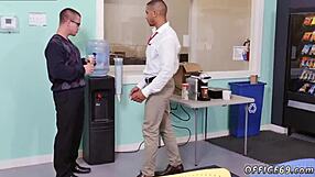 Gay boy and man engage in sex in tube video about sexual harassment class