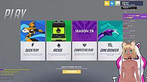 Vtuber plays Overwatch and gets spanked in part 2.