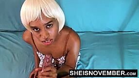 Hot Black Pornstar Huge Cock Handjob By Sheisnovember Hd