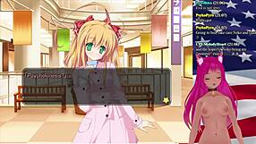 Vtuber Lewdneko Plays Girlfriend President Game