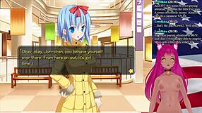 Vtuber Lewdneko Plays Girlfriend President Game