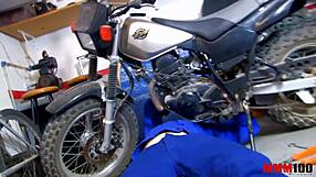 cute milf in leggings gets fucked hard in garage