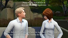 study time with cute teen 18+ and small tits