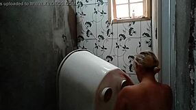 stella still, the blonde milf maid, shows off her big tits and ass