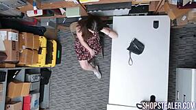 Attractive brunette pornstar sucks cock and gets stuffed in doggystyle roleplay