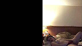 Sexy little teen performs strip dance tease leading to masturbation