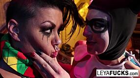 whorley seduces her blonde victim in the boiler room