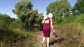 blonde milf fucked in a car and outdoor part 1 with big tits