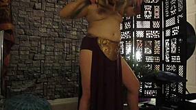 hotwife steffi princess dances with her pussy at halloween