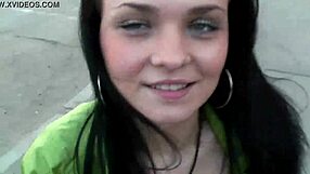 European cuties flash in public compilation