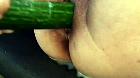 Asian Mature Wife Masturbates Outside in Secret Danish Garden