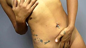 Horny Latina Enjoys Her Big Dildo Part 1