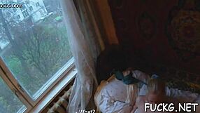 bouncing on that schlong caught on spycam, wild teen action for sure!