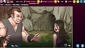 Hentaiheroes in Ninja Village 3 host a wild orgy with monster cock blowbang.