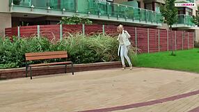 i feel emotional connection with my sweet blonde girlfriend's feet during big cock sex