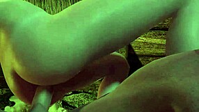 Slim Blonde Rides Cock Sideways In Skyrim Porn Parody