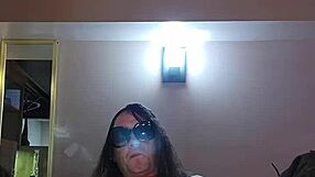 Sissy Ladyboy Teases With Her Big Tits While Masturbating.